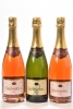 Meonhill English Sparkling wine Rose NV 2 bts Meonhill English Sparkling wine Brut 1 bt NV 3 bts
