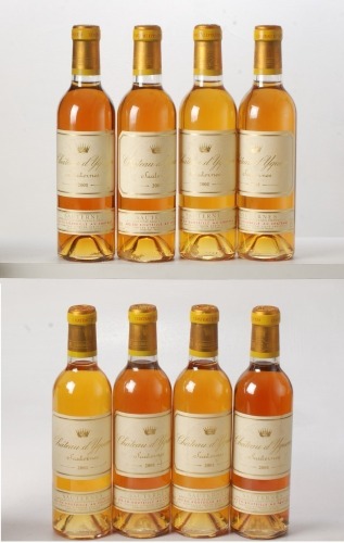 Chateau d Yquem 2001 Sauternes 8Hlf bts From an underground cellar in Little Venice, London