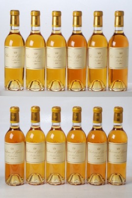Chateau d'Yquem 2007 Sauternes 12hf bts In Bond