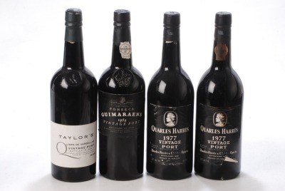 Fonseca Guimaraens Vintage Port 1984 1 bt Taylors Port Quinta de Vargellas Vintage Port 1986 1 bt Quarles Harris Vintage Port 1977 1 bt Quarles Harris Vintage Port 1977 1 bt As Above 4 bts Charity Lot - No Buyer's Premium - From a private collection i