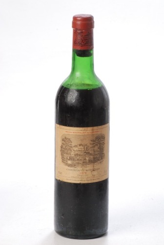 Chateau Lafite Rothschild 1979 Pauillac 1 bt Charity Lot - No Buyer's Premium - From a private collection in Sussex