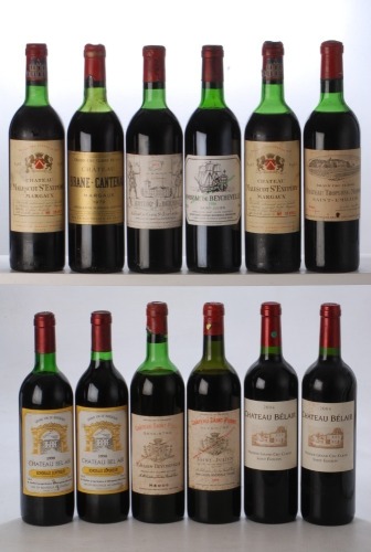 Chateau Brane Cantenac 1979 Margaux 1 bt Chateau Malescot St Exupery 1981 Margaux 1 bt Chateau Malescot St Exupery 1981 Margaux 1 bt Chateau Lagrange 1973 Saint Julien 1 bt Chateau Saint Pierre 1978 Saint Julien 1 bt Chateau Saint Pierre 1975 Saint Julien