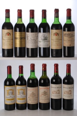 Chateau Brane Cantenac 1979 Margaux 1 bt Chateau Malescot St Exupery 1981 Margaux 1 bt Chateau Malescot St Exupery 1981 Margaux 1 bt Chateau Lagrange 1973 Saint Julien 1 bt Chateau Saint Pierre 1978 Saint Julien 1 bt Chateau Saint Pierre 1975 Saint Julien