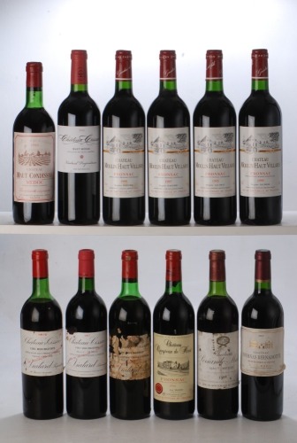 Chateau Haut Queyran 1998 Medoc 1 bt Chateau Haut Condissas 1983 Medoc 1 bt Chateau Moulin Haut Villars 1995 Fronsac 1 bt Chateau Moulin Haut Villars 1995 Fronsac 1 bt Chateau Moulin Haut Villars 1995 Fronsac 2 bts Chateau Cissac 2013 Haut Medoc 1 bt Chat