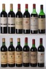 Mouton Cadet 1981 Pauillac 1 bt Chateau Segonnes 1995 Margaux 1 bt Chateau Hortevie 1986 Saint Julien 3 bts Chateau Clos des Jacobins 1985 Saint Emilion 1 bt Maitre d' Estournel 1985 Saint Estephe 1 bt Chateau Bouscat 2003 Pessac Leognan 1 bt Chateau Bous