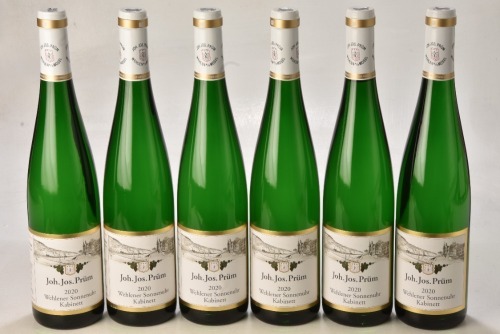 Wehlener Sonnenuhr Riesling Kabinett JJ Prum 2020 6 bts In Bond