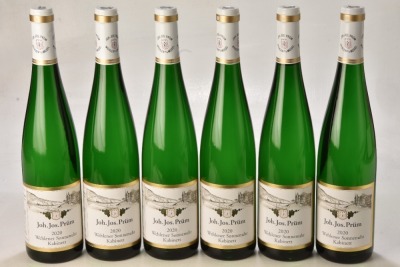 Wehlener Sonnenuhr Riesling Kabinett JJ Prum 2020 6 bts In Bond