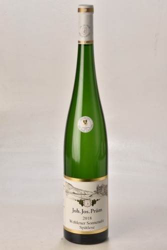 Wehlener Sonnenuhr Riesling Spatlese Auktion JJ Prum 2018 1Mag In Bond