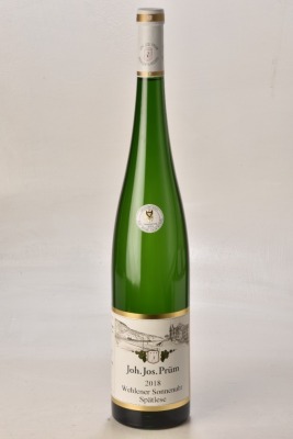 Wehlener Sonnenuhr Riesling Spatlese Auktion JJ Prum 2018 1Mag In Bond