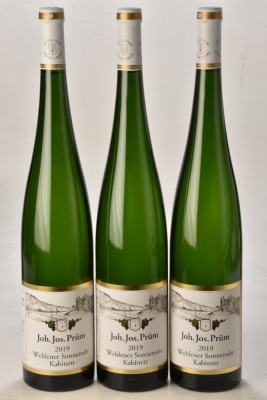 Wehlener Sonnenuhr Riesling Spatlese JJ Prum 2019 3Mags In Bond