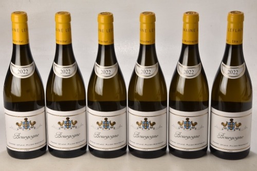 Bourgogne Blanc Domaine Leflaive 2022 6 bts In Bond