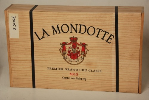 La Mondotte 2015 Saint-Emilion Grand Cru Classe 6 bts In Bond