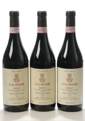 Barolo Bricco delle Viole 2004 G.D.Vajra 3 bts
