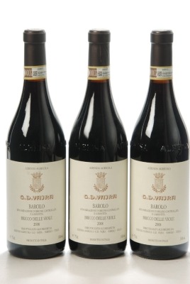 Barolo Bricco delle Viole 2008 G.D. Vajra 3 bts In Bond