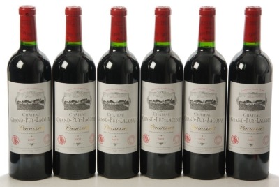 Château Grand Puy Lacoste 2001 Pauillac 6 bts Recently Removed from The Wine Society, Stevanage