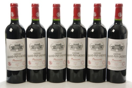 Château Grand-Puy-Lacoste 2007 Pauillac 6 bts Recently Removed from The Wine Society, Stevanage