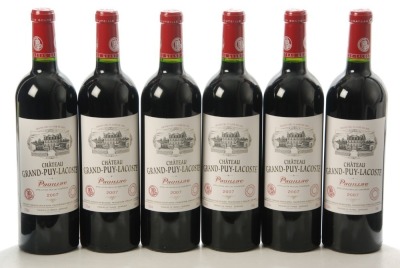 Château Grand-Puy-Lacoste 2007 Pauillac 6 bts Recently Removed from The Wine Society, Stevanage