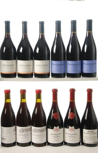 Bourgogne Cote D'Or Maison Dieu Vielles Vignes 2019 Domaine de Bellene 3 bts Chorey les Beaune 2019 Domaine Tolloy-Beaut 3 bts Bourgogne Cote D'Or Bourgogne du Chateau 2019 Chateau de Marsannay 3 bts Grand vin de Bourgogne 2019 Sylvian Pataille 3 bts Abov