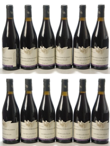 Pernand-Vergelesses Les Belles Filles Rouge 2010 Domaine 12 bts OCC In Bond