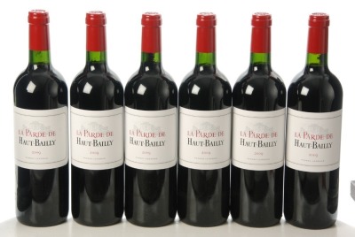 La Parde de Château Haut Bailly 2009 Pessac-Léognan 6bts OWC