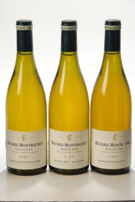 Batard Montrachet Grand Cru 2002 Fontaine Gagnard 3bts IN BOND