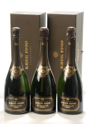Champagne Krug 1990 3 Bts