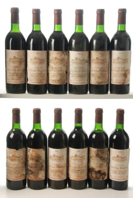Chateau Grand Pontet 1986 Saint Emilion 12 Bts