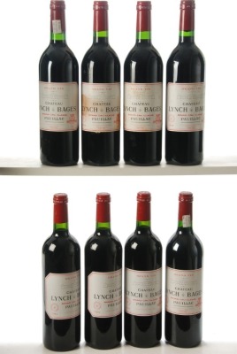 Chateau Lynch Bages 1998 Pauillac 2 Bts Chateau Lynch Bages 2004 Pauillac 3 Bts Chateau Lynch Bages 1999 Pauillac 1 Bt Chateau Lynch Bages 2001 Pauillac 2 Bts Above 8 Bts