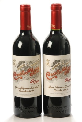 Castillo Ygay Rioja Gran Reserva Especial 2001 Marques de Murrieta 2 Bts