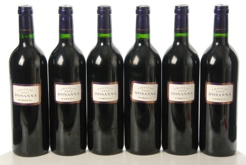 Chateau Hosanna 2000 Pomerol 5 Bts Chateau Hosanna 2001 Pomerol 1 Bt Above 6 Bts