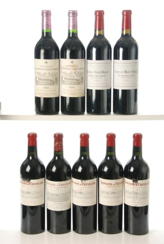 Chateau La Mission Haut Brion 2001 Pessac-Leognan 2 Bts Chateau Haut Bailly 2004 Pessac-Leognan 2 Bts Domaine de Chevalier 2005 Pessac-Leognan 4 Bts Domaine de Chevalier 2000 Pessac-Leognan 1 Bt Above 9 Bts