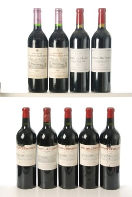 Chateau La Mission Haut Brion 2001 Pessac-Leognan 2 Bts Chateau Haut Bailly 2004 Pessac-Leognan 2 Bts Domaine de Chevalier 2005 Pessac-Leognan 4 Bts Domaine de Chevalier 2000 Pessac-Leognan 1 Bt Above 9 Bts