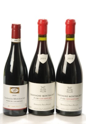 Chassagne Montrachet 1er Cru Clos Saint-Jean 2019 Jean-Marc Pillot 2 Bts Chassagne Montrachet Premier Cru Clos Saint-Jean 2020 Jean-Marc Pillot 1 Bt Above 3 Bts
