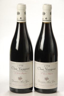 Clos Vougeot Le Grand Maupertui 1998 Domaine Anne Gros 2 Bts
