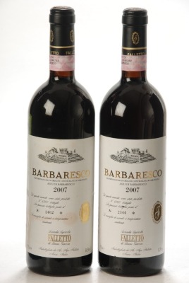 Barbaresco Falletto 2007 Bruno Giacosa 2 Bts