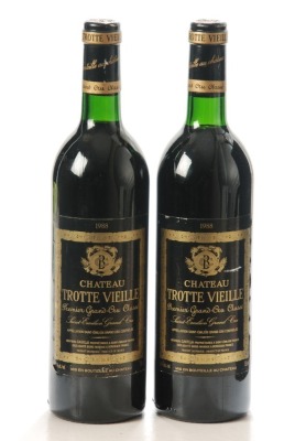 Chateau Trotte Vieille Premier Grand Cru Classe 1988 Saint Emilion Grand Cru 2 Bts