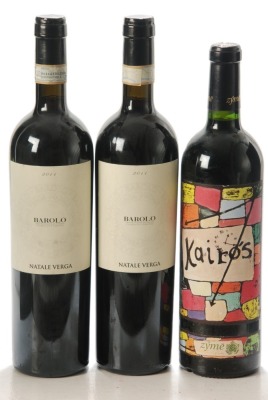 Rosso Veneto Kairos 2016 1 Bt Barolo 2011 Natale Verga 2 Bts Above 3 Bts
