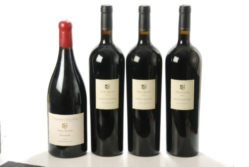 Neil Ellis Grenache 2003 Piekenierskloof 1 Mag Niel Ellis Cabernet Sauvignon 2009 3 Mags Above 4 Mags