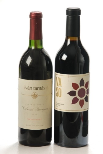 Ivan Tamas Cabernet Sauvignon 1995 Central Coast 1 Bt Vaso Cabernet Sauvignon 2013 Napa Valley Above 2 Bts
