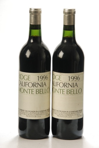 Ridge Monte Bello 1996 2 Bts