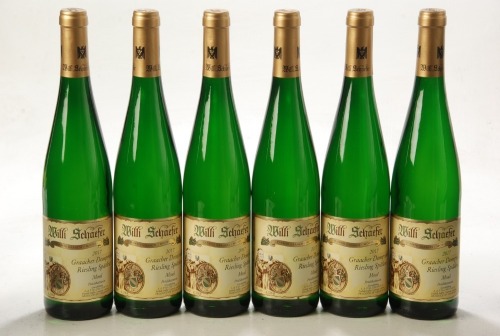 Graacher Domprobst Spatlese 5 Willi Schaefer 2017 Mosel 6 bts In Bond