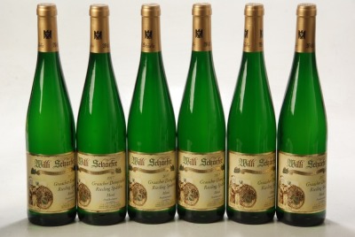 Graacher Domprobst Spatlese 5 Willi Schaefer 2017 Mosel 6 bts In Bond