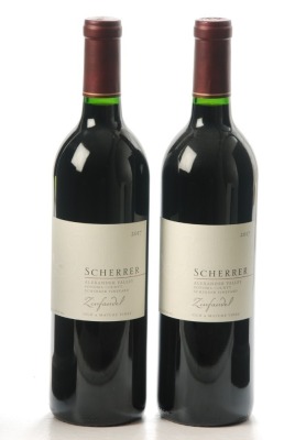Scherrer Vineyard Old & Mature Vines Zinfandel 2017 Alexander Valley 2 bts In Bond