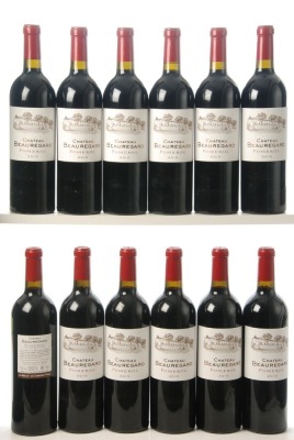 Chateau Beauregard 2010 Pomerol 12bts OWC In Bond