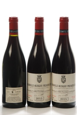 Chambolle 1er Cru 2015 Domaine Comtes George de Vogue 3bts OWC In Bond