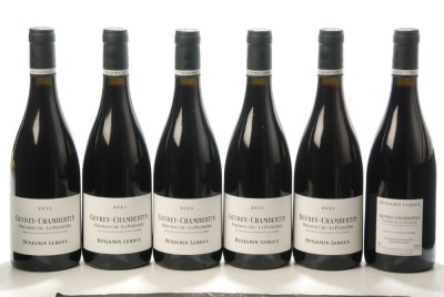 Gevrey Chambertin 1er Cru La Perriere 2015 Domaine Benjamin Leroux 6bts OCC In Bond