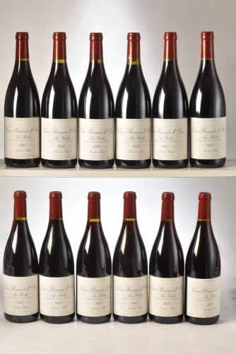 Vosne Romanee 1er Cru Les Brulees 2005 Nicolas Potel 12 bts OCC In Bond