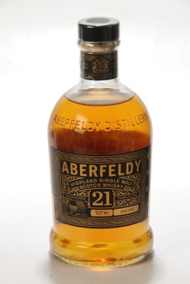 Aberfeldy Single Malt Whisky 21 Year 40% NV 70cl bt In Bond