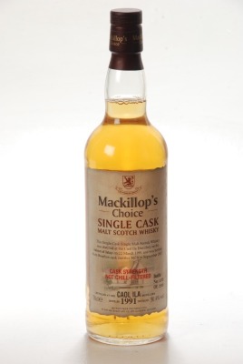 Mackillops Choice Single Cask Single Malt Whisky Caol Ila 123 0f 205 50.4% 1991 70cl bt In Bond