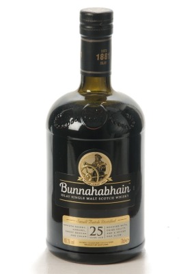 Bunnahabahin 25 Year Small Batch Single Malt Whisky 46.3% NV 70cl bt In Bond